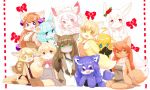  anthro apron apron_only big_breasts breasts canid canine cheesecake_fox chiffon_cake_fox chocolate_cake_fox cleavage clothed clothing concon-collector female flower fox gas_mask group ice_cream_cake_fox mammal mask medium_breasts mirror_cake_fox mostly_nude pancake_fox plant poundcake_fox rose_(flower) shortcake_fox side_boob sitting tart_cake_fox uri880 wedding_cake_fox yellowcake_fox young 