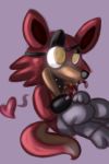  &lt;3 2014 animatronic canid canine chibi five_nights_at_freddy&#039;s fox foxy_(fnaf) glowing glowing_eyes machine male mammal renee-moonveil robot solo video_games yellow_eyes 