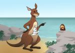  desman eulipotyphlan female gesture hi_res island kangaroo kitsune2000 lagomorph leporid macropod male mammal marsupial mole_(animal) noah&#039;s_island pointing pointing_at_another rabbit sacha_(noah&#039;s_island) sea sparky_(noah&#039;s_island) water woomera_(noah&#039;s_island) 