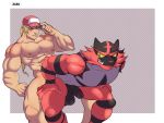  4:3 absurd_res anal anthro anthro_penetrated balls crossover duo fatal_fury hi_res human human_on_anthro human_penetrating human_penetrating_anthro incineroar interspecies king_of_fighters male male/male mammal muscular muscular_male nintendo penetration penis pok&eacute;mon pok&eacute;mon_(species) pok&eacute;philia sex super_smash_bros. terry_bogard video_games zourik 