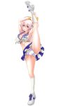  cameltoe cheerleader cleavage erect_nipples headphones mag_kan pantsu skirt_lift sonico super_sonico transparent_png v-mag 