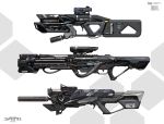  alternate_weapon assault_rifle esuthio gun machine_gun original rifle science_fiction shotgun sniper_rifle submachine_gun weapon 