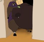  alley belly big_breasts big_butt bodily_fluids breasts brown_eyes butt clothed clothing digital_media_(artwork) female hi_res hiding hooded huge_breasts hyper hyper_breasts hyper_pregnancy jewelry lactating mammal overweight pregnant riis suid suina sus_(pig) text wild_boar 