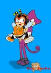  charmy_bee espio_the_chameleon kyo_saeba rule_63 sonic_team 