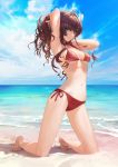  bikini cleavage ichinose_shiki mossi swimsuits the_idolm@ster the_idolm@ster_cinderella_girls underboob 