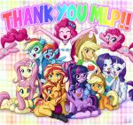  2019 5_fingers absurd_res accessory applejack_(eg) applejack_(mlp) blonde_hair blue_eyes clothed clothing cutie_mark digital_media_(artwork) earth_pony english_text equestria_girls equid equine eyelashes eyes_closed eyewear feathered_wings feathers female feral fingers fluttershy_(eg) fluttershy_(mlp) freckles friendship_is_magic glasses green_eyes group hair hair_accessory hairclip hi_res horn horse human mammal multicolored_hair multicolored_tail my_little_pony one_eye_closed open_mouth open_smile pink_hair pinkie_pie_(eg) pinkie_pie_(mlp) pony pterippus purple_eyes purple_hair rainbow_dash_(eg) rainbow_dash_(mlp) rainbow_hair rarity_(eg) rarity_(mlp) smile square_crossover sunset_shimmer_(eg) teal_eyes text twilight_sparkle_(eg) twilight_sparkle_(mlp) unicorn uotapo winged_unicorn wings wink 