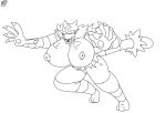  2018 anthro areola big_breasts breasts cricket-inc digital_media_(artwork) erect_nipples felid feline female fur huge_breasts hyper hyper_breasts incineroar mammal nintendo nipples nude pok&eacute;mon pok&eacute;mon_(species) pussy solo video_games wide_hips 