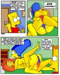  bart_simpson marge_simpson maude_flanders necron99 the_simpsons 