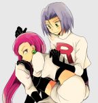  kojirou_(pokemon) musashi_(pokemon) pokemon pokemon_(anime) team_rocket yoshiiiika 