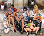  7th-heaven alael breasts car ground_vehicle highres large_breasts motor_vehicle nipples 
