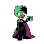  anatid anseriform avian bird bodily_fluids cape clothing disney dress duck ducktales ducktales_(2017) lena_(ducktales) magica_de_spell sweat unknown_artist 