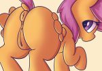  anus equid equine feal female feral friendship_is_magic hi_res l1zardr0ckets mammal my_little_pony pterippus pussy scootaloo_(mlp) solo wings 