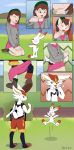  2019 absurd_res alsoflick anthro cinderace comic curry duo female fire hare hi_res human human_to_anthro lagomorph leporid male mammal nintendo pok&eacute;mon pok&eacute;mon_(species) rabbit scorbunny species_transformation transformation video_games 