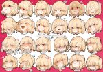  ... 1girl :d :p ^_^ anger_vein artist_name bags_under_eyes bangs blonde_hair blush border clenched_teeth closed_eyes commentary_request constricted_pupils crying crying_with_eyes_open expressions eyebrows_visible_through_hair facing_viewer fan fang fangs flandre_scarlet flying_sweatdrops gotoh510 grin hair_between_eyes hand_up hands_up happy_tears head_tilt heart heart-shaped_pupils highres looking_at_viewer multiple_views no_hat no_headwear nose_blush one_eye_closed one_side_up open_mouth outside_border parted_lips pointy_ears profile red_border red_eyes shaded_face short_hair side_ponytail sidelocks signature simple_background slit_pupils smile spoken_ellipsis sweat symbol-shaped_pupils tears teeth tongue tongue_out touhou translation_request v-shaped_eyebrows white_background wrist_cuffs 