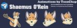  animated animated_stickers canid canine fox hi_res mammal telegram telegram_stickers 