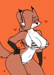  &lt;3 2019 alternate_version_at_source anthro areola auntie_vixen belly big_breasts bikini black_nose blush bodily_fluids breasts butt canid canine canis cleavage clothed clothing female fox fur gloves_(marking) hair huge_breasts josun looking_at_viewer mammal markings mostly_nude navel orange_background simple_background solo standing sweat swimwear thick_thighs 