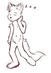  2016 canid canine featureless_crotch fox male mammal navel secretkitsune solo 