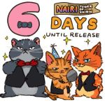  1:1 2018 anthro bow_tie clothing domestic_cat felid feline felis fur group hat headgear headwear homebearstudio low_res mammal nairi:_tower_of_shirin official_art orange_body orange_fur slightly_chubby text video_games 