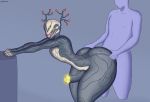  alien anal anal_penetration big_butt butt flower_penis hi_res human male male/male male_penetrating mammal oberon oberon_(warframe) penetration saidra video_games warframe 