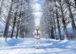  idolmaster idolmaster_shiny_colors sakeharasu serizawa_asahi snow tree 
