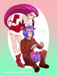  christmas kojirou_(pokemon) musajirou musashi_(pokemon) pokemon pokemon_(anime) team_rocket 