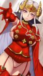  &gt;:( 1girl alternate_breast_size areola_slip areolae arm_behind_back armpits bikini bikini_under_clothes blush breasts cape closed_mouth double_bun dress dutch_angle edelgard_von_hresvelg elbow_gloves fake_horns fire_emblem fire_emblem:_three_houses garter_straps gloves groin headpiece highres large_breasts micro_bikini nt00 outstretched_arm purple_eyes pussy pussy_peek red_bikini red_cape red_dress red_gloves red_legwear short_dress short_hair_with_long_locks sideboob sidelocks silver_hair skindentation solo sweat swimsuit thighhighs v-shaped_eyebrows 