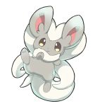  2016 ambiguous_gender cinccino feral hi_res looking_at_viewer nintendo pok&eacute;mon pok&eacute;mon_(species) simple_background solo video_games white_background xmu 