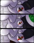  absurd_res amazon comic:speared_stallion cosmonaut cutie_mark dialogue duo english_text fan_character feral hi_res large_penetration male marina_fae my_little_pony penetration size_difference text 