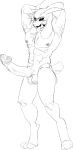  abs absurd_res anthro armpit_hair asriel_dreemurr balls bodily_fluids body_hair bovid caprine chest_tuft cum genital_fluids hi_res humanoid_penis looking_at_viewer male mammal muscular naughty_face pecs penis precum sketch solo standing superpizzaparty tongue tongue_out tuft undertale video_games 
