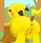  anus big_butt blush butt clitoris female feral fur looking_at_viewer looking_back malawrist nintendo open_mouth pikachu plump_labia pok&eacute;mon pok&eacute;mon_(species) presenting presenting_hindquarters pussy seductive simple_background solo spread_legs spreading thick_thighs tongue tongue_out video_games wide_hips yellow_body yellow_fur 