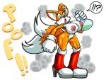 4:3 age_progression big_breasts boots breadts breasts canid canine clothing digital_media_(artwork) experiment female footwear fox gender_transformation invalid_tag mammal miles_prower pixel_(artwork) potion pussy sachasketchy science series sonic_the_hedgehog_(series) tails_(disambiguation) transformation 