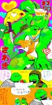  &lt;3 army blush clothing donatello_(tmnt) green_body green_skin hat headgear headwear japanese_text knife leonardo_(tmnt) male michelangelo_(tmnt) navy reptile scalie sirogoto72 teenage_mutant_ninja_turtles text turtle uniform 