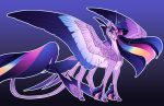  2019 absurd_res aliron digital_media_(artwork) equid eyebrows eyelashes feathered_wings feathers female feral friendship_is_magic hair hi_res hooves horn mammal my_little_pony purple_eyes purple_hair smile solo turnipberry twilight_sparkle_(mlp) winged_unicorn wings 