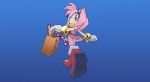  3d_(artwork) amy_rose anal_beads bag clothing digital_media_(artwork) dildo dress eulipotyphlan female fur green_eyes hedgehog hi_res is_(artist) looking_back mammal panties pink_body pink_fur sex_toy sonic_the_hedgehog_(series) underwear 