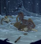  absurd_res anus bambi bambi_(film) cervid cub disney female giselle hi_res male mammal open_season sex snow torinsangel young 