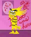  bendy_(fhif) black_eyes cartoon_network foster&#039;s_home_for_imaginary_friends fur graffiti imaginary_friend madame_foster male photo smile spookaboo yellow_body yellow_fur 