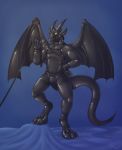  2919 absurd_res anthro digital_drawing_(artwork) digital_media_(artwork) hi_res leash male resin_drake rubber rykeus shiny simple_background wings 