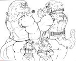  anthro chest_tuft clothing eevee entei jacket legendary_pok&eacute;mon mc_morrales muscular nintendo pok&eacute;mon pok&eacute;mon_(species) rockruff rockruff_(mc_morrales) sleeveless_hoodie soleo_the_solgaleo solgaleo topwear tuft unown video_games 