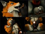  3d_(artwork) abs absurd_res anthro anthro_on_anthro anthrofied balls blue_eyes bodily_fluids canid canine canis cum cum_inside cum_on_penis cum_on_tongue digital_media_(artwork) domestic_cat domestic_dog feet felid feline felis fellatio fox fox_whisper85 genital_fluids german_shepherd herding_dog hi_res larger_male licking male male/male mammal masturbation muscular muscular_male nutjob oral pantherine pastoral_dog pecs penile penis sex size_difference size_play smaller_male source_filmmaker tiger tongue tongue_out 