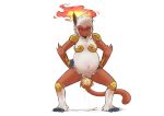  2019 4_toes absurd_res ambiguous_gender amniotic_fluid baby bahnbahn_(artist) belly big_belly birth blue_eyes blush bodily_fluids breasts breath chimchar crouching crowning female fire frown genital_fluids grunting hands_on_hips haplorhine hi_res leaking mammal monkey mother newborn nintendo pain panting parent pok&eacute;mon pok&eacute;mon_(species) pregnant primate pubes pushing pussy simple_background small_breasts standing stretched_pussy sweat toes video_games young 