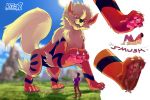  absurd_res arcanine artca9 bodily_fluids canid canine canis crush crush_play domestic_dog dynamax dynamax_pokemon feet feral foot_crush foot_fetish foot_worship heat_(disambiguation) hi_res human larger_feral macro mammal micro micro_on_macro nintendo pads_(disambiguation) paw_play paw_smothering paw_sweat pawpads paws pok&eacute;mon pok&eacute;mon_(species) size_difference size_play smothering steam sweat sweaty_feet sweaty_paw sweaty_paws video_games 