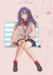  nishiro_ryoujin seifuku ssss.gridman sweater takarada_rikka 