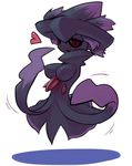  furry gen_4_pokemon ghost masha medium_breasts mismagius no_humans personification pokemon pokemon_(creature) purple_skin solo 