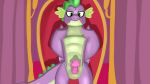  16:9 anthro dragon erection friendship_is_magic jbond male my_little_pony nude penis scalie solo spike_(mlp) standing 