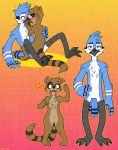  &lt;3 2019 3_toes 4_fingers 4_toes abstract_background anthro anthro_on_anthro avian beak bird bird_feet black_beak blue_body blue_feathers blue_jay blue_stripes blush bodily_fluids brown_body brown_eyes brown_fur brown_stripes cartoon_network cheek_tuft chest_tuft claws corvid dialogue digital_media_(artwork) duo english_text excited eyes_closed facial_tuft fangs feathers featureless_crotch fingers fist fur fur_tuft green_eyes half-closed_eyes hand_on_back hand_on_hip head_tuft hi_res interspecies intimate jay_(bird) kissing looking_at_viewer male male/male mammal mordecai_(regular_show) multiple_positions narrowed_eyes new_world_jay notched_ear nude on_lap open_mouth open_smile paws pose procyonid raccoon regular_show rigby_(regular_show) romantic_couple scutes shocked signature sitting sitting_on_lap size_difference smile standing striped_tail stripes sweat sweatdrop tail_feathers talons tan_body tan_fur teeth text toes tongue tongue_out tuft unamused white_body white_feathers white_stripes wide_eyed xiamtheferret 