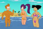  amy_wong fry futurama mole turanga_leela 