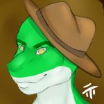  alligator amisty bust_(disambiguation) cregon crocodile crocodilian fedora hat invalid_tag male reptile scalie 