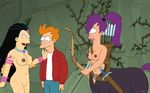  amy_wong fry futurama mole turanga_leela 