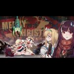  5girls alternate_costume art556_(girls_frontline) christmas colt_m1873_(girls_frontline) cowboy_hat crying dizzy_(feeling) english_text girls_frontline hat hug multiple_girls official_art rfb_(girls_frontline) scarf snot snot_trail spoilers suomi_kp31_(girls_frontline) surprised upside-down wa2000_(girls_frontline) 