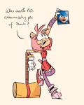  2019 amy_rose anthro biped black_nose clothed clothing digital_media_(artwork) english_text eulipotyphlan eyelashes female fluttershythekind footwear gloves hair hammer handwear hedgehog mammal open_mouth photo pink_hair simple_background smile sonic_boom sonic_the_hedgehog sonic_the_hedgehog_(series) standing text tools white_background 